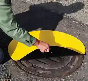 24 inch polyurethane drain cover for oil spill containment