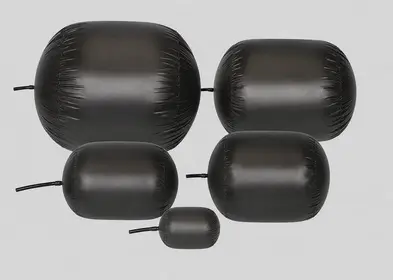 Pneumatic inflatable pipe plug